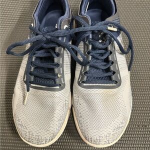 Women’s Navy and Gray Athletic Shoes Reebok
